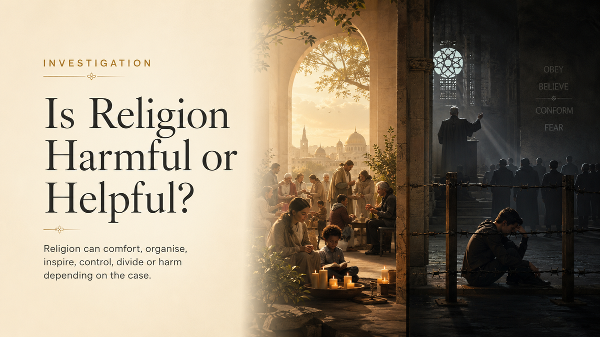 Is Religion Harmful or Helpful