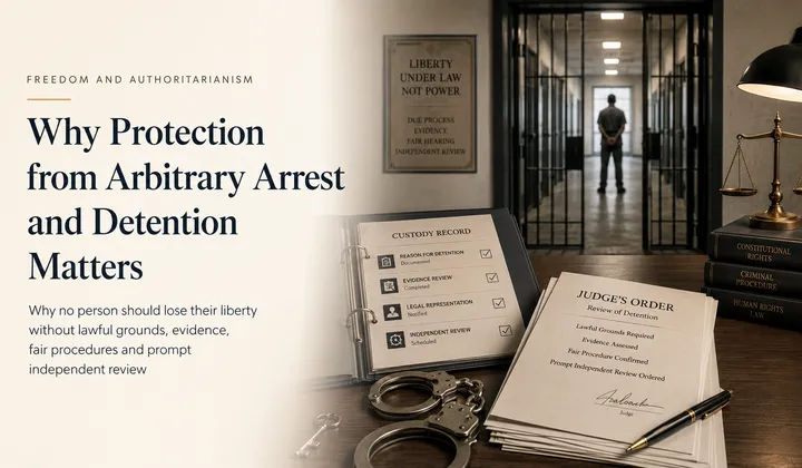 Why Protection from Arbitrary Arrest and Detention Matters